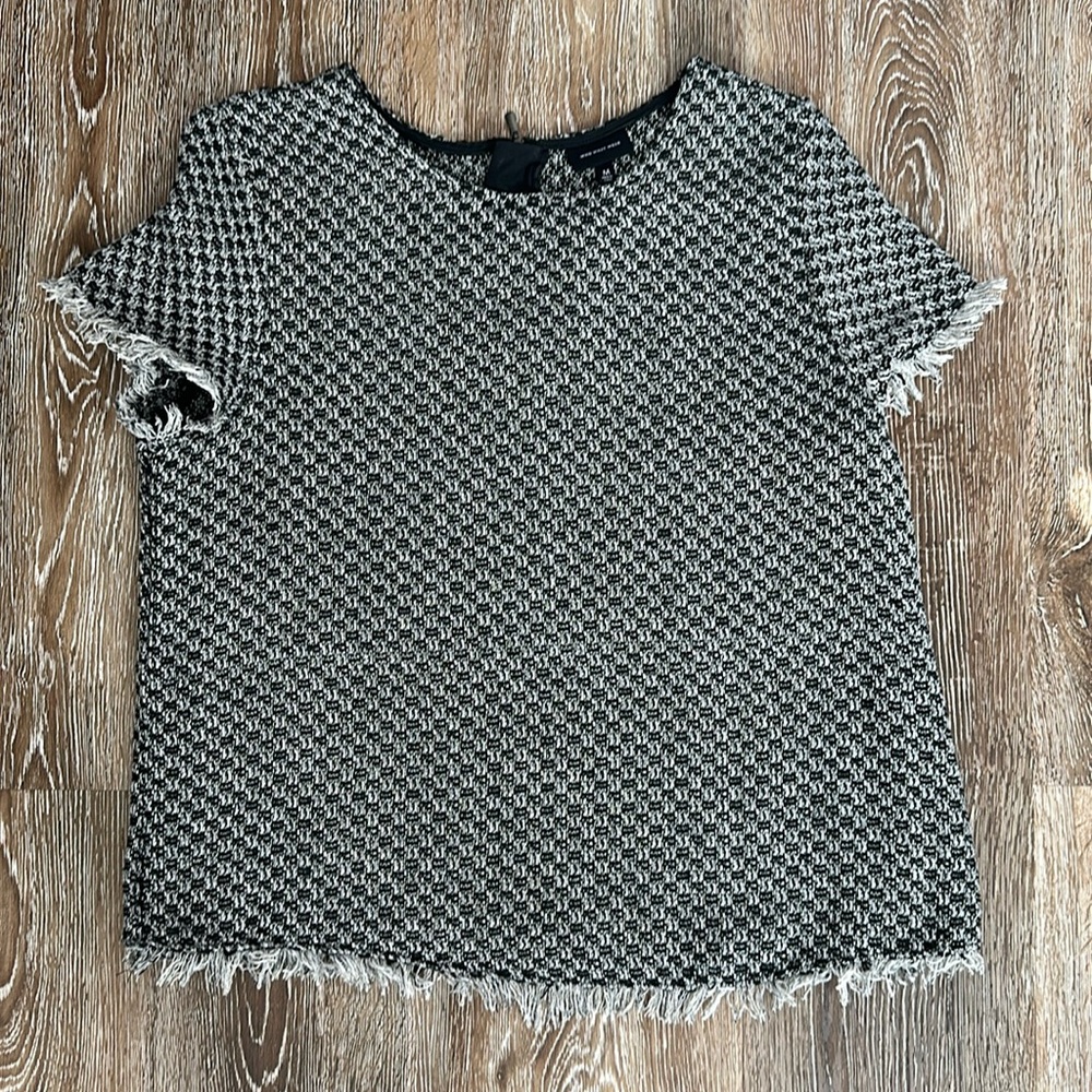 Tweed Knit Shirt